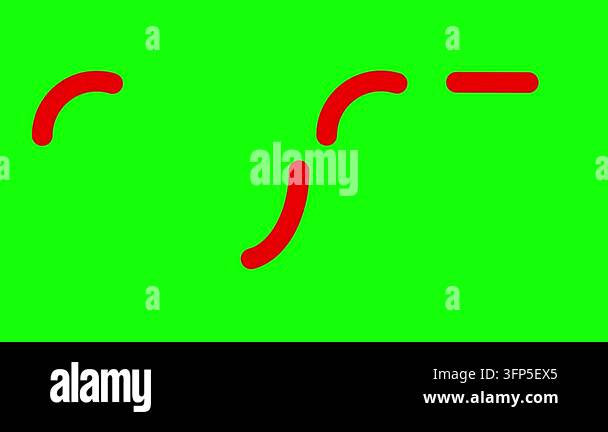 Animated red symbol of numbers 2027 year. Icon is drawn. Looped video ...