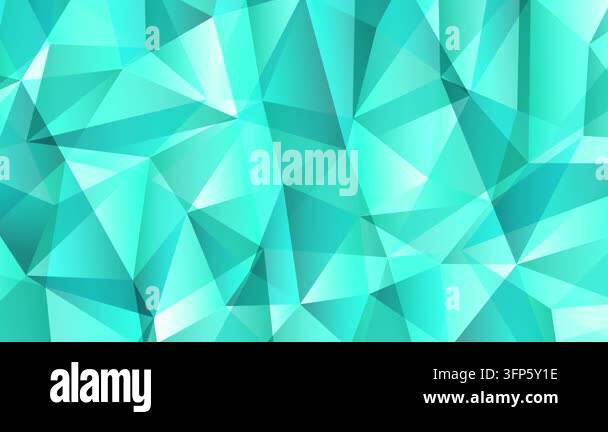 Cyan Pattern Geometry Abstract Geometric Cyan Crystal Pattern 4K Stock Video Footage - Alamy