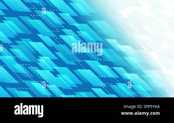 Cyan Pattern Geometry Abstract Blue Geometric Rectangles Pattern 4K Stock Video Footage - Alamy