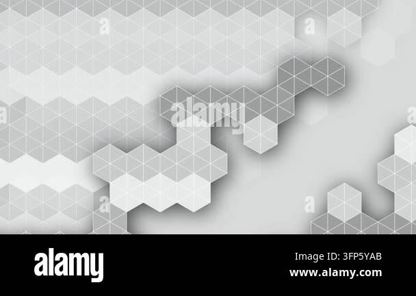 Gray Pattern Matte Abstract Geometric Hexagonal Pattern 4K Stock Video Footage - Alamy