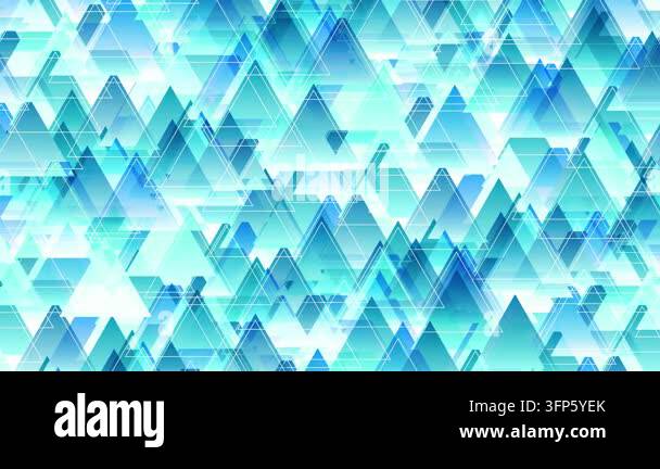 Cyan Pattern Geometry Geometric Blue Mountain Pattern 4K Stock Video Footage - Alamy