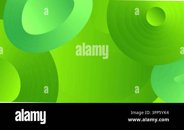 Abstract Green Circles Motion Graphics 4K Stock Video Footage - Alamy