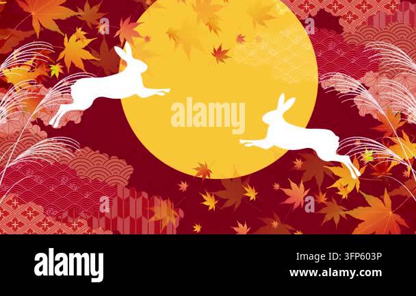 Nevada Rabbits Rabbits Leaping Before a Full Moon 4K Stock Video Footage - Alamy