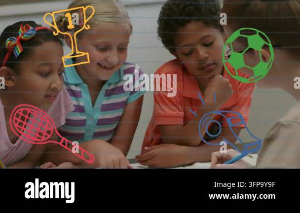 Notepad Clip Vector Adult starting writing on notepad, children leaning and pointing, sport ...