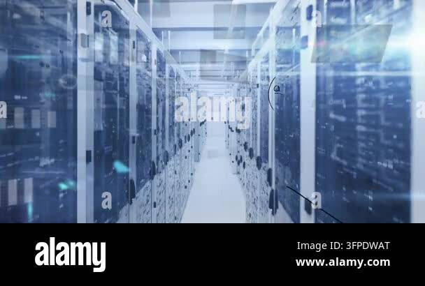 Animation of mathematical equations and data processing against ...