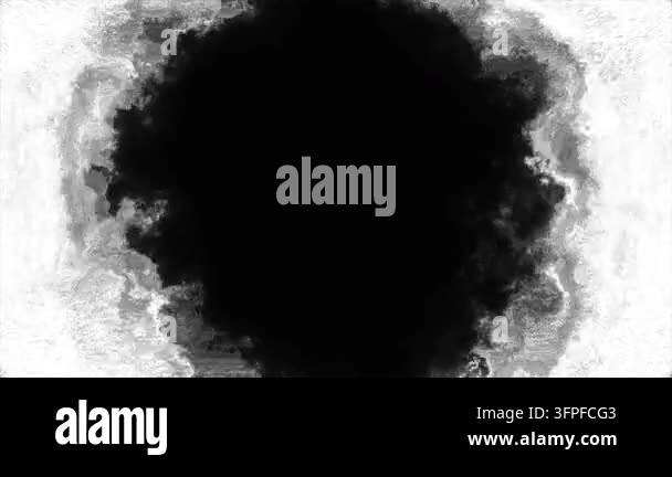 Abstack Sheef Abstract black shape surrounded by white textured background Stock ...