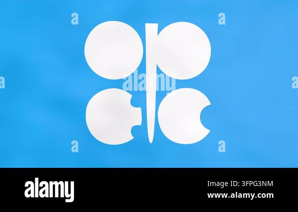 Newport, UK - 09.15.2026: OPEC Flag Perfect Seamless Loop Animation ...