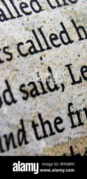 Scripture Vector Images Close up of Bible Scripture Symbolizing Christian Faith and ...