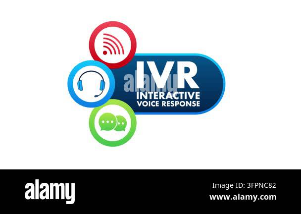 Animated icon for an interactive voice response system for customer ...