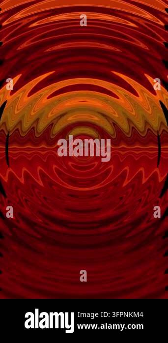 Abstract red warm liquid wave ripple vertical animation background ...