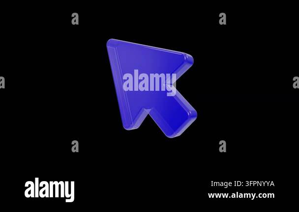 Clicker Images Computer Shiny purple computer mouse pointer arrow Stock Video Footage - Alamy