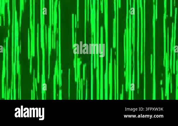 Glowing green vertical lines simulating digital data stream Stock Video ...