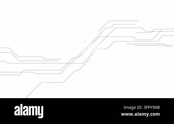 Minimal grey abstract technology geometric background. Seamless looping ...