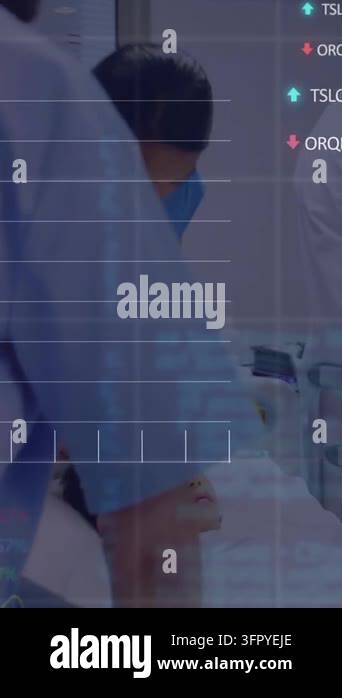 Service Processing Framework Animation of data processing over diverse doctors. Global medicine ...