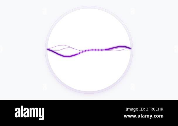 Neural Signal Waveform Morphing Icon with Indigo and Violet Gradients ...