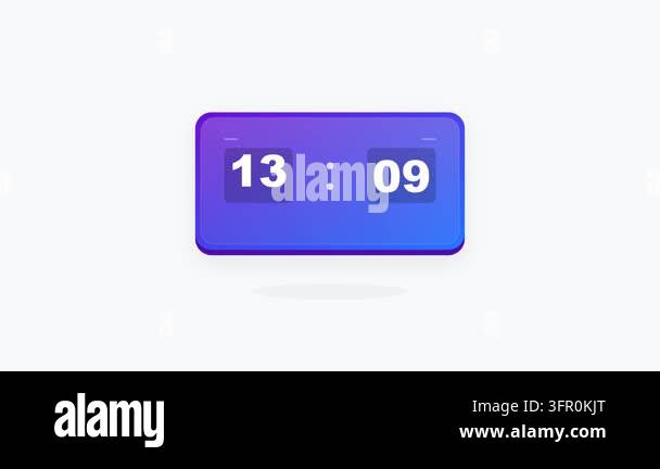 Esports Scoreboard Icon with Blue-Purple Gradient and Ticking Digits ...
