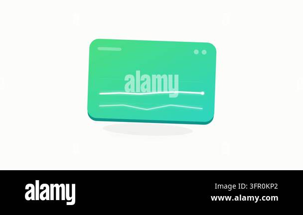 Isometric Health Dashboard Icon with Pulsating Vitality Graph and Teal ...