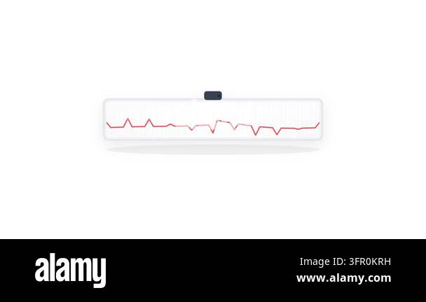 Seismograph Needle Icon Recording Seismic Activity with Red Gradient ...