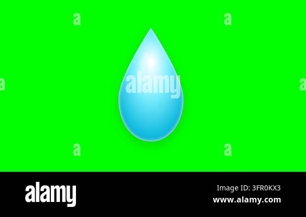 Hydrogen fuel droplet morphing into spark flame, sky blue and white ...