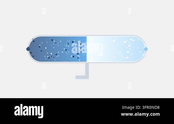 Revers Icon Reverse Osmosis Filtration System Process Animation showing Membrane ...
