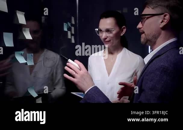 Business people collaborating on a startup project, working together to ...