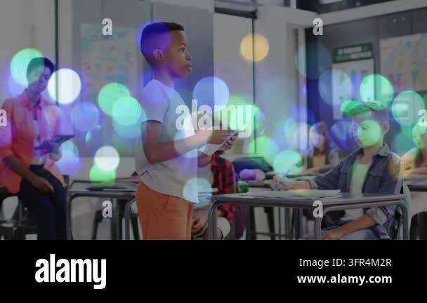 Overlay Html Over Video Student starting reading paper to class for education, bokeh overlay ...