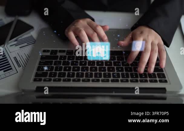Concept of smart home automation enhances modern living. This ...