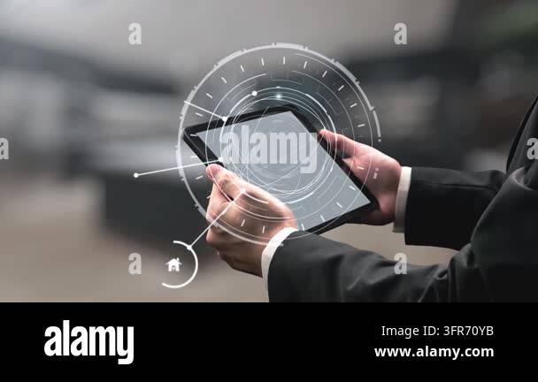 Concept of smart home automation enhances modern living. This ...