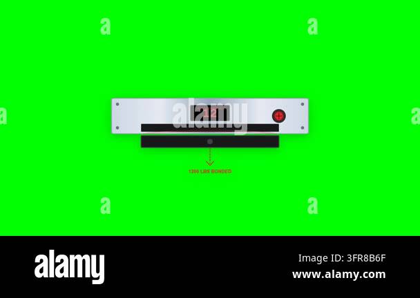 Electrified Delayed Egress Magnetic Lock Sequencing Line Art Animation ...
