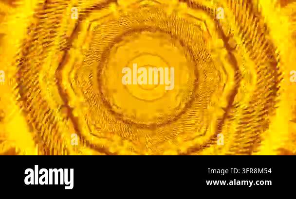 Abstract pattern featuring vibrant yellow circular shapes and lines ...