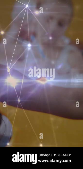 Vertical video: Blonde girl handing note, peer taking, unfolding ...