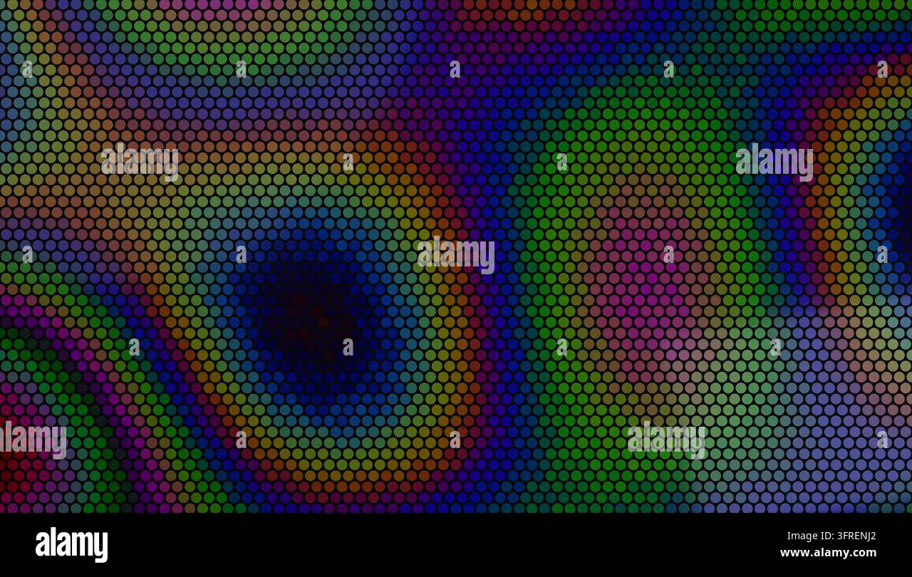 Oil film interference rainbow streamer ripple abstract background Stock ...