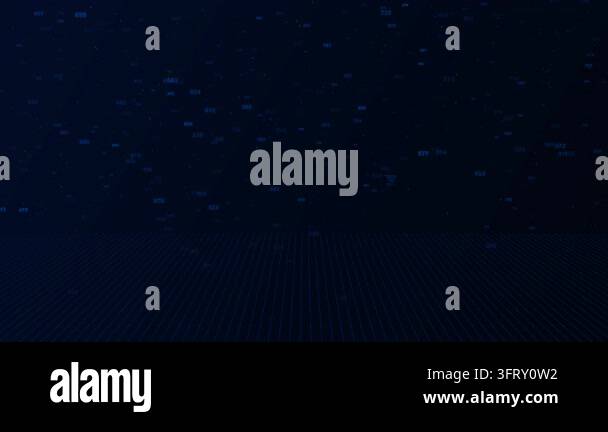Digital Artificial Intelligence Virtual Screen, Data Flow Big Data ...