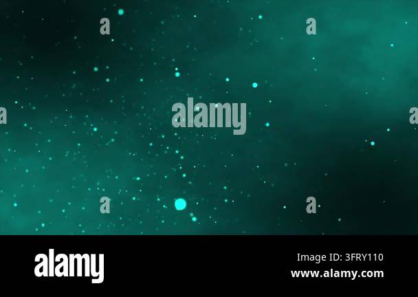 Abstract Blue Particle Animation Background Stock Video Footage - Alamy