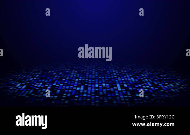 Abstract blue halftone circle futuristic background Stock Video Footage ...