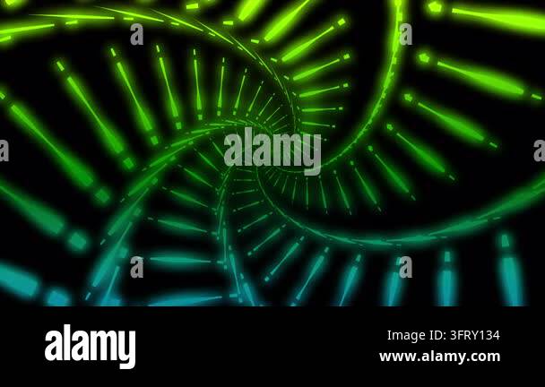 Abstract Infinite Neon Tunnel Loop Background Stock Video Footage - Alamy