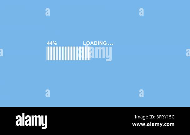 Loading screen pixelated progress animation, Loading progress bar ...