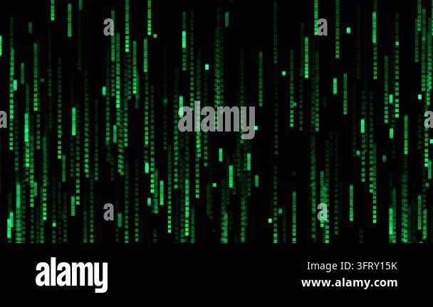 Green pixel rain abstract video animated background Stock Video Footage ...
