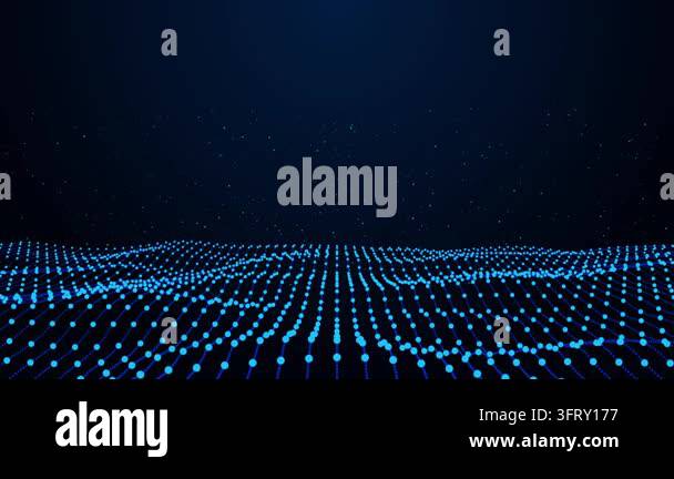 Data Science Background Abstract Digital Futuristic Network Particles ...