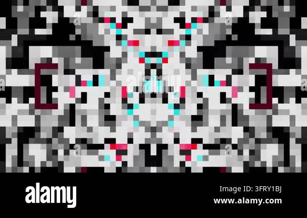 Abstract Pixelated Glitch Motion Background Stock Video Footage - Alamy