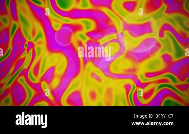Vibrant Neon Liquid Psychedelic Motion Background Stock Video Footage ...