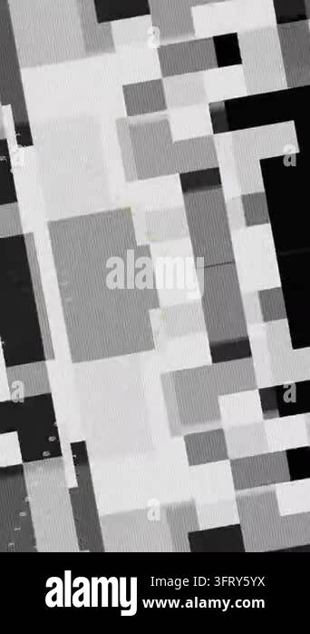 Monochrome Pixel Grid Motion Background Stock Video Footage - Alamy