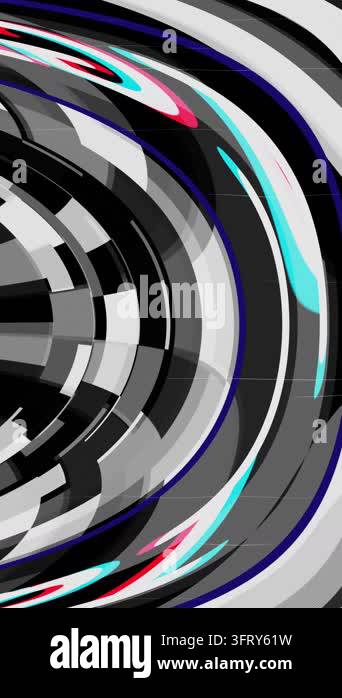 Monochrome Optical Distortion Wave Background Video Stock Video Footage ...