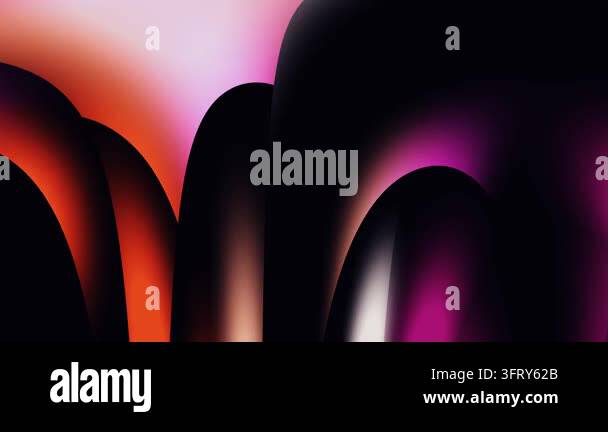 Abstract Vibrant Smooth Curved Gradient Wave Background Stock Video ...