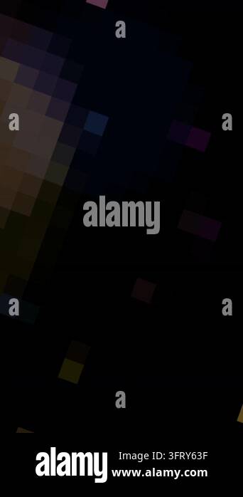 Colorful Pixel Grid Motion Background Stock Video Footage - Alamy