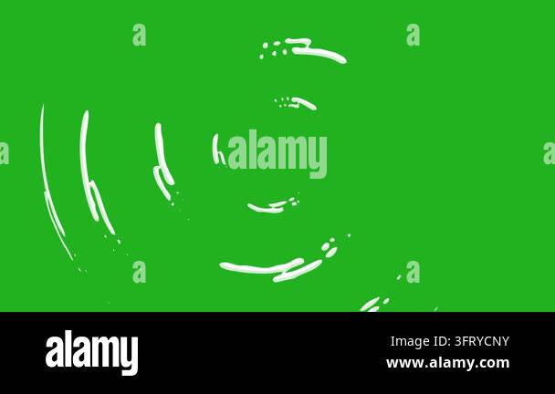 Abstract green background with white swirls Stock Video Footage - Alamy