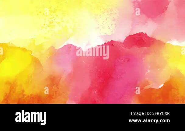 colorful painting. abstract watercolor background. brush movements and ...