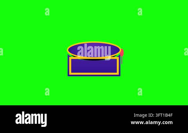 Mail Box In Spring Jack in the box toy pops open on a green screen background to reveal a ...