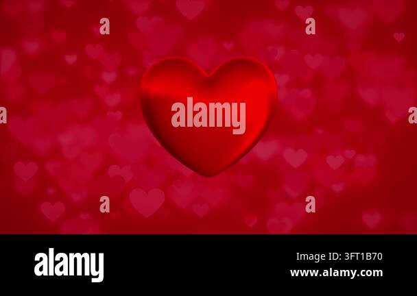 Heart Beating Love Background. Valentines Day Stock Video Footage - Alamy