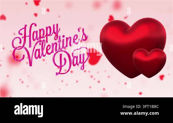 Happy Valentines Day Love Background Stock Video Footage - Alamy